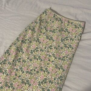XXL Floral midi “Wild Fable” skirt.